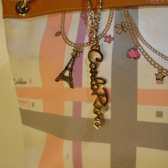 Carlo Rino Classic Vinyl Satchel Shoulder Bag - Picture 2 of 8